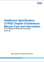 Healthcare Specification: CYPSS Chapter 8 Mental Health and Neurodisability Care and Intervention Secure Settings for Children and Young People (Under 18s)